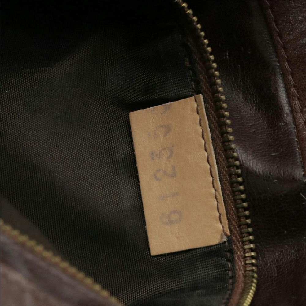 Salvatore Ferragamo Dark Brown Leather Bag - Picture 7 of 10